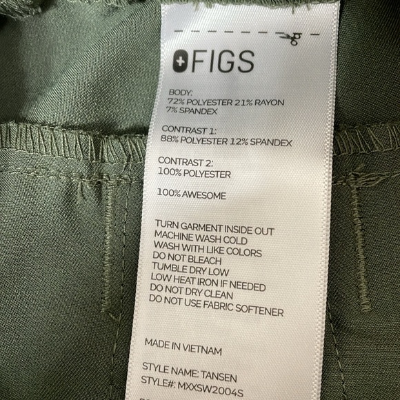 FIGS Tansen Jogger Scrub Pants size Small Short - Picture 8 of 11